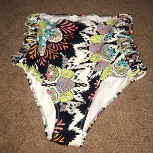 bathing suit high waisted bottoms